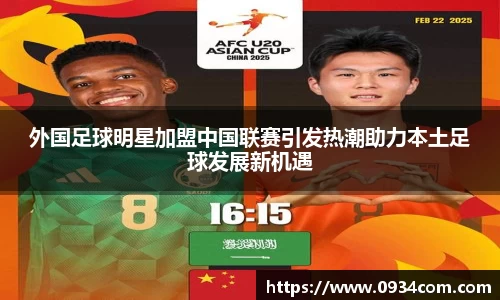 外国足球明星加盟中国联赛引发热潮助力本土足球发展新机遇